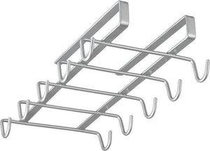 Metaltex - kopjeshouder - mokkenrek - ophangen zonder boren - zilver