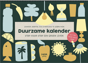 Merkloos sans marque duurzame kalender
