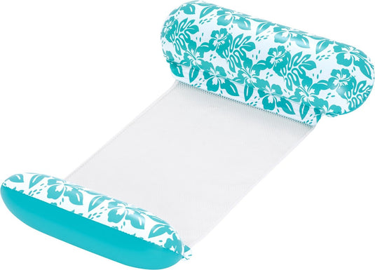 Bestway bloemen luchtbed met netbodem, 114cm