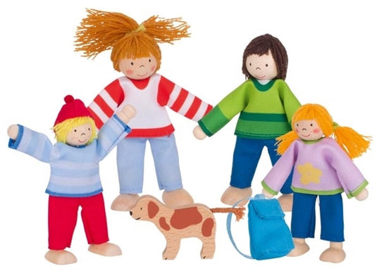 Goki poppenhuis familie