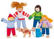 Goki poppenhuis familie