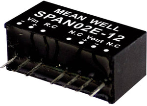 Mw mean well span02b-15 dc dc-convertermodule 134 ma 2 w aantal uitgangen: 1 x inhoud 1 stuk(s)
