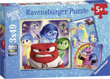Ravensburger - inside out; emotioneel avontuur - legpuzzel - 3 x 49 stukjes