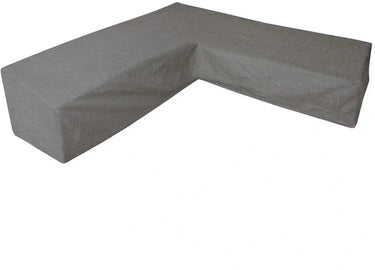 Eurotrail waterdichte hoes voor l vormige loungeset, hoekbank, cantonic 330x330x100 70 cm, grijs