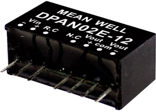 Mean well dpan02a-12 dc dc-convertermodule 83 ma 2 w aantal uitgangen: 2 x inhoud 1 stuk(s)