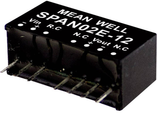 Mw mean well span02a-15 dc dc-convertermodule 134 ma 2 w aantal uitgangen: 1 x inhoud 1 stuk(s)