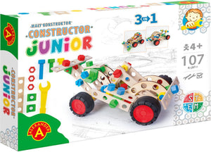 Alexander toys constructor junior - 3×1 - sportwagen - 107st