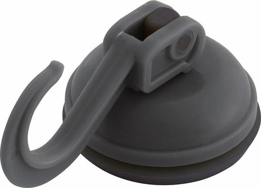 Eurotrail zuignap met haak - tot 6kg - 2 stuks - charcoal