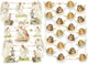 Creativ company vintage plaatjes - engelen - poëzie album plaatjes - knipplaatjes - scrapbook - kaarten maken - klassieke motieven - 16,5x23,5 cm - creotime - 2 vellen