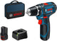 Bosch accu schroefboormachine gsr 12v-15 (c g bvk 2x 2,0 ah, lader gal 12v-40)