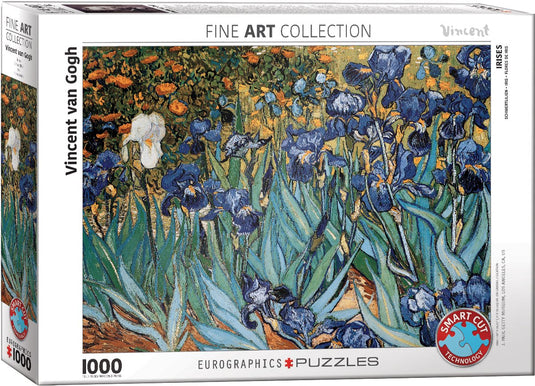 Eurographics - irissen - vincent van gogh - 1000 stukjes 68×48cm (b×h) - fine art legpuzzel