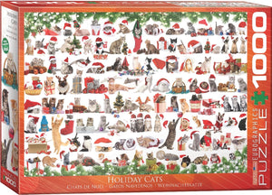 Eurographics holiday cats (1000 stukjes) - puzzel