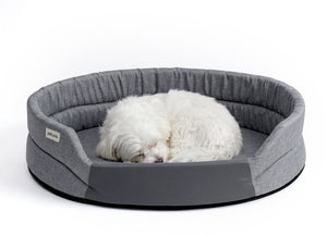 Peluvio arita – hondenmand waterafstotend - hondenbed vlekbestendig – maat s – antislip onderkant – licht reisvriendelijk – lage instap zonder randen – duurzaam schuim – geurarm makkelijk schoon te maken – comfort voor elke hond