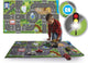 Kids globe speelkleed verkeer met led verkeerslichten
