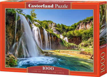 Castorland land of the falling lakes – puzzel – 1.000 stukjes – satijnen afwerking – perfecte pasvorm – europese kwaliteit