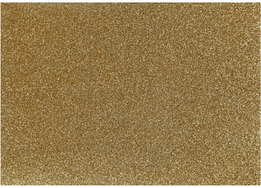 Creativ company opstrijkfolie glitter goud, a5