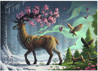 Ravensburger hert lente puzzel 1000 st.