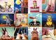 Eurographics - grappige konijnen [funny bunnies] - lucia heffernan - 1000 stukjes 68×48cm (b×h) - legpuzzel