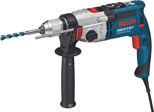 Bosch blauw klopboormachine gsb 21-2 rct (diepteaanslag 210 mm, handgreep, snelspanboorhouder 13 mm)