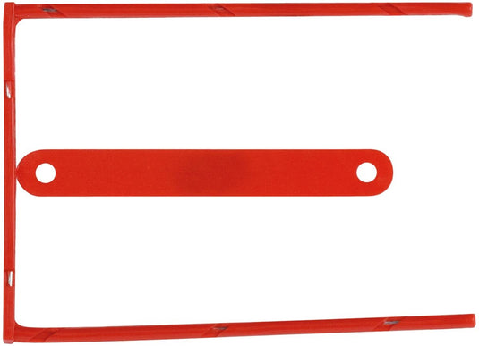 Q-connect archiefbinder d-clip | doos van 100 stuks | rood
