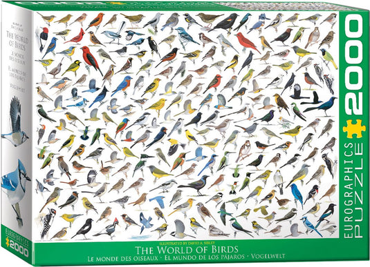 Eurographics - de wereld van vogels [the world of birds] - david sibley - 2000 stukjes 97×68cm (b×h) - familie legpuzzel