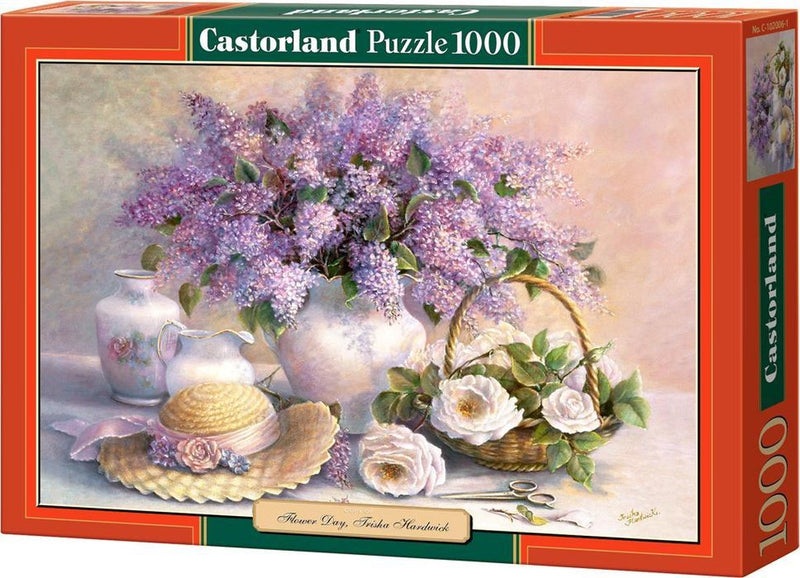 Afbeelding laden in galerijviewer, Castorland legpuzzel flower day trisha hardwick, 1000st.
