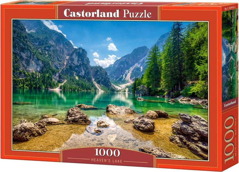 Afbeelding laden in galerijviewer, Castorland legpuzzel heaven's lake, 1000st.
