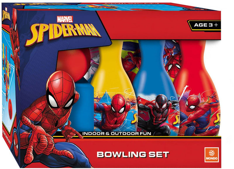 Chargez l'image dans la visionneuse de la galerie, Mondo spiderman bowlingset speelgoed - 7-delig - kunststof - kind.
