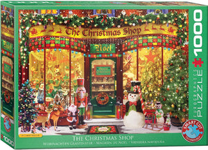 Eurographics - de kerstwinkel [the christmas shop] - garry walton - 1000 stukjes 68×48cm (b×h) - kerstmis legpuzzel