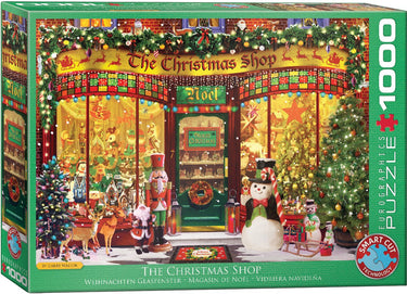 Eurographics - de kerstwinkel [the christmas shop] - garry walton - 1000 stukjes 68×48cm (b×h) - kerstmis legpuzzel