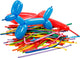 Happy moments ballonnen langwerpig 100 stuks verschillende kleuren