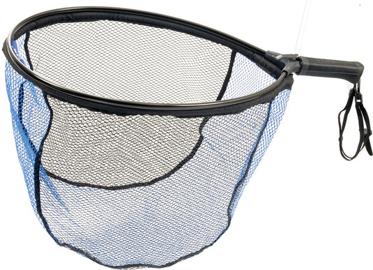 Predox short rubber floating net - drijvend rubber schepnet voor roofvis 50x40x40 cm