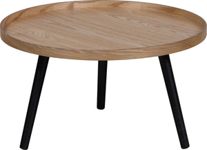 Woood mesa bijzettafel l - hout - naturel - 34xø60
