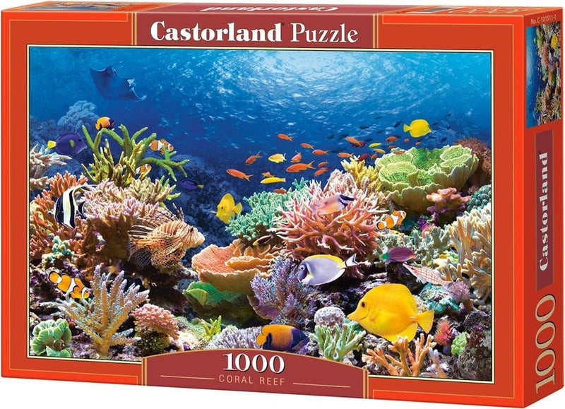 Afbeelding laden in galerijviewer, Castorland legpuzzel coral reef fishes, 1000st.

