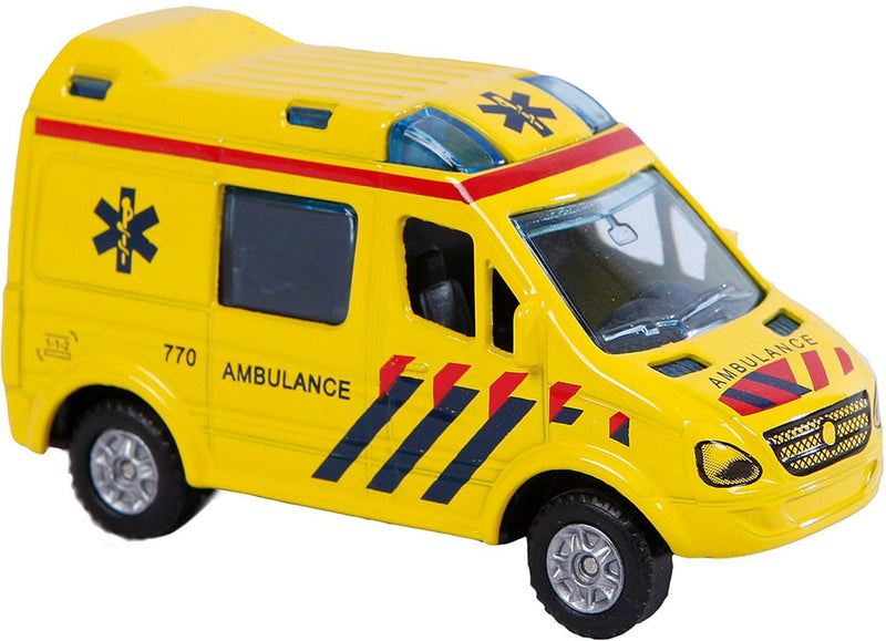 Afbeelding laden in galerijviewer, Kids globe die-cast ambulance nl
