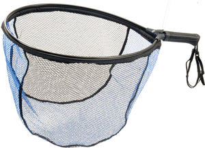 Predox short rubber floating net - drijvend rubber schepnet voor roofvis 50x40x40 cm
