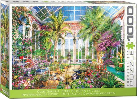 Eurographics - glazen tuin [glass garden] - dominic davison - 1000 stukjes 68×48cm (b×h) - legpuzzel