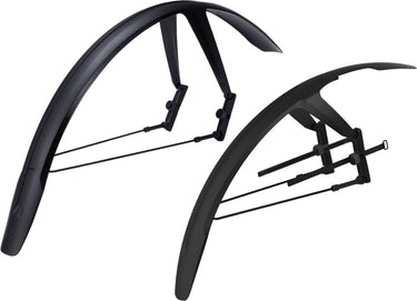 Bbb cycling spatbord set - discguard plus - verstelbaar compatibel met schijfremmen - mountainbike racefiets - bfd-66s