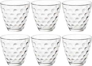 Bormioli rocco dots waterglas - 25 cl - set-6