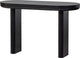 Woood mael bureau sidetable - fineer - zwart - 75x120x50