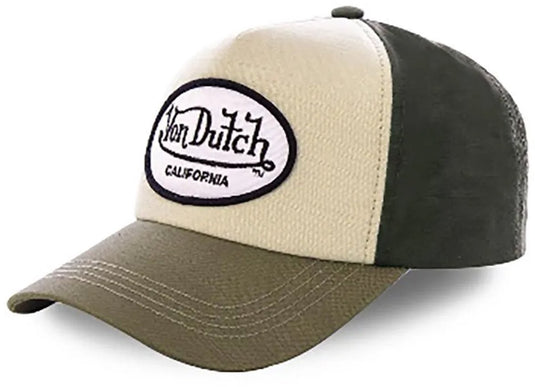 Von dutch - snapback baseball cap toi1 | one size | verstelbaar | druksluiting - beige