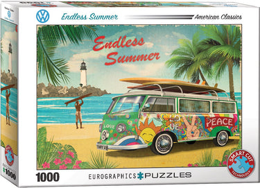 Eurographics volkswagen - vw endless summer - 1000 stukjes 68×48cm (b×h) - legpuzzel