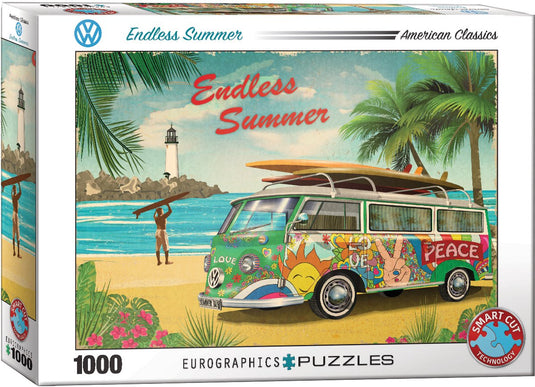 Eurographics volkswagen - vw endless summer - 1000 stukjes 68×48cm (b×h) - legpuzzel