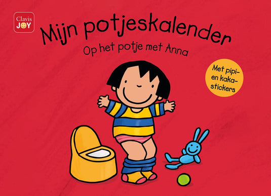 Merkloos sans marque mijn potjeskalender op het potje met anna