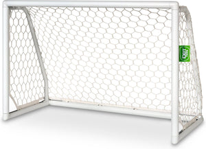 Exit toys exit scala aluminium voetbaldoel 120x80cm - weerbestendig - voetbal goal - voor kinderen - tuin - wit