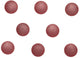 Maul magneet solid rond 8 stuks 0,3 kg kunststof ferriet bruchsicher ø 2 x 0.75 cm rood
