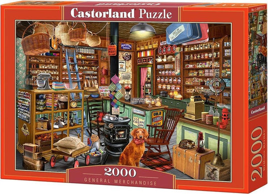 Castorland general merchandise – puzzel – 2.000 stukjes – satijnen afwerking – perfecte pasvorm – europese kwaliteit