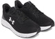 Under armour ua w charged pursuit 4 dames sportschoenen - zwart - wit