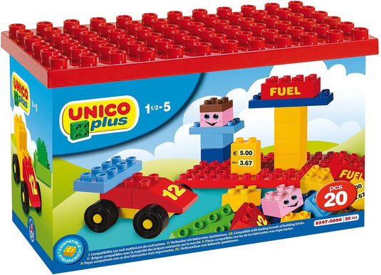 Unico set met bouwplaat - 20dlg