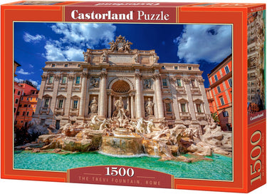 Castorland the trevi fountain – puzzel – 1500 stukjes – satijnen afwerking – perfecte pasvorm – europese kwaliteit